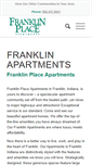 Mobile Screenshot of apartments-franklin.com