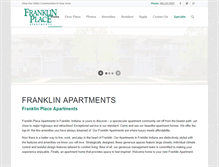 Tablet Screenshot of apartments-franklin.com